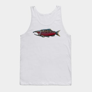 Pacific Salmon - Chinook (King) Salmon Tank Top